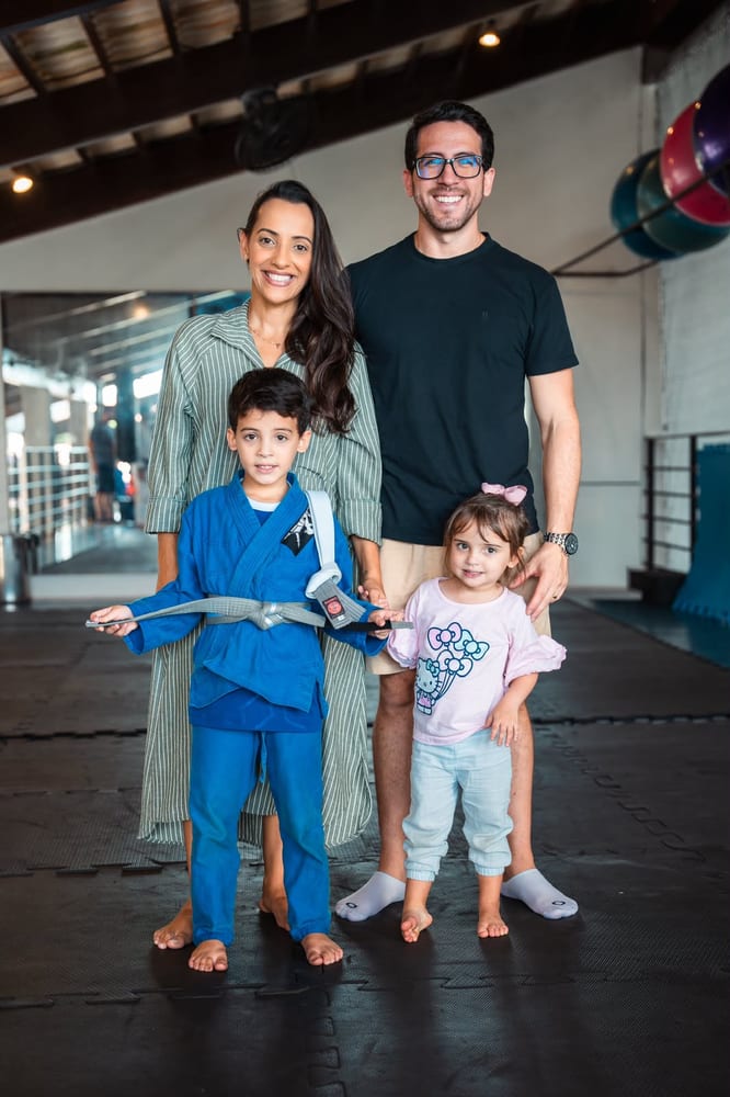 Prof. Chacon com a família
